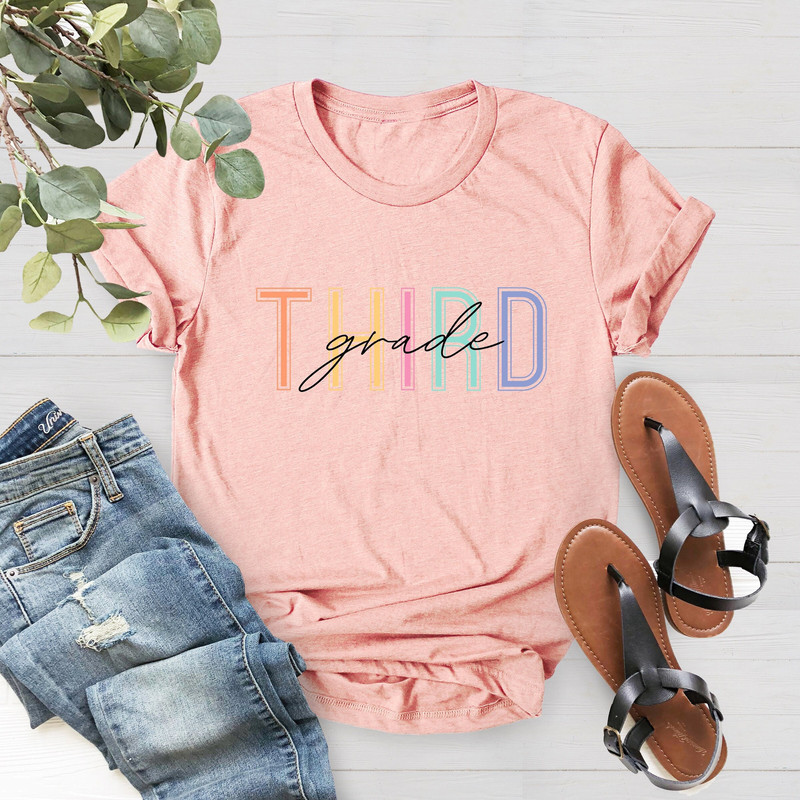 3rd grade Shirt, First day of School, Third Grade Gift,3rd Grade Life,Teacher Life Shirt, Cute Teacher Gift, Grade Level Shirt, School Shirt - 1.jpg