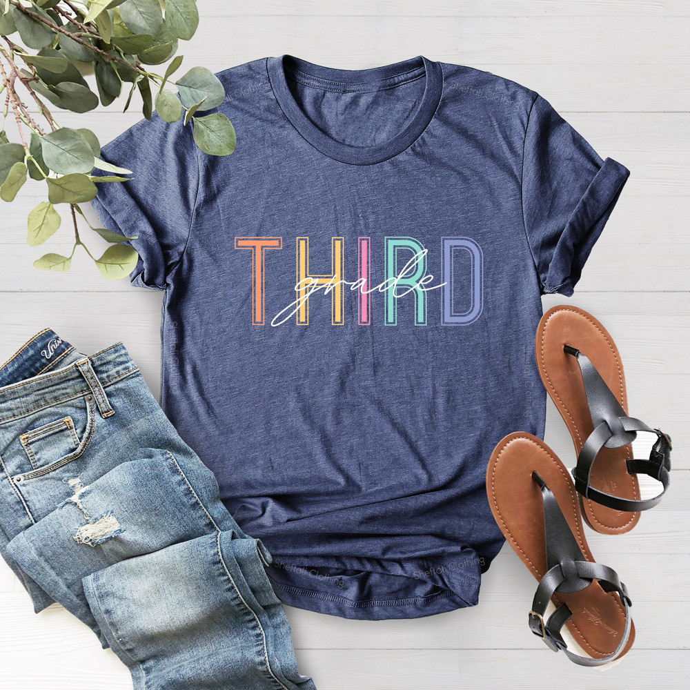 3rd grade Shirt, First day of School, Third Grade Gift,3rd Grade Life,Teacher Life Shirt, Cute Teacher Gift, Grade Level Shirt, School Shirt - 4.jpg