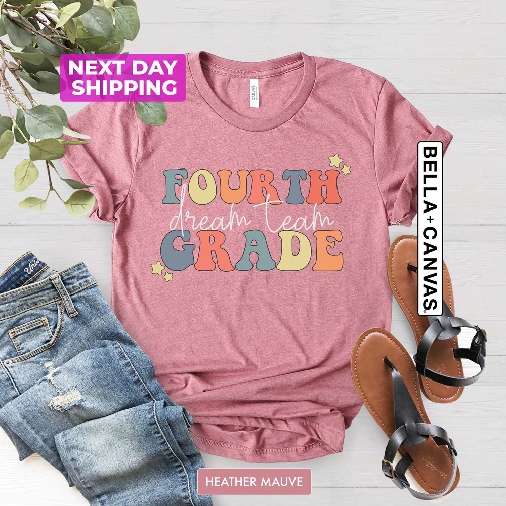 4th Grade Teacher Shirt, Fourth Grade Teacher Shirt, Fourth Grade Shirt, Teacher Shirt 4th Grade Team, Back To School Shirt, 4th Grade Shirt - 5.jpg