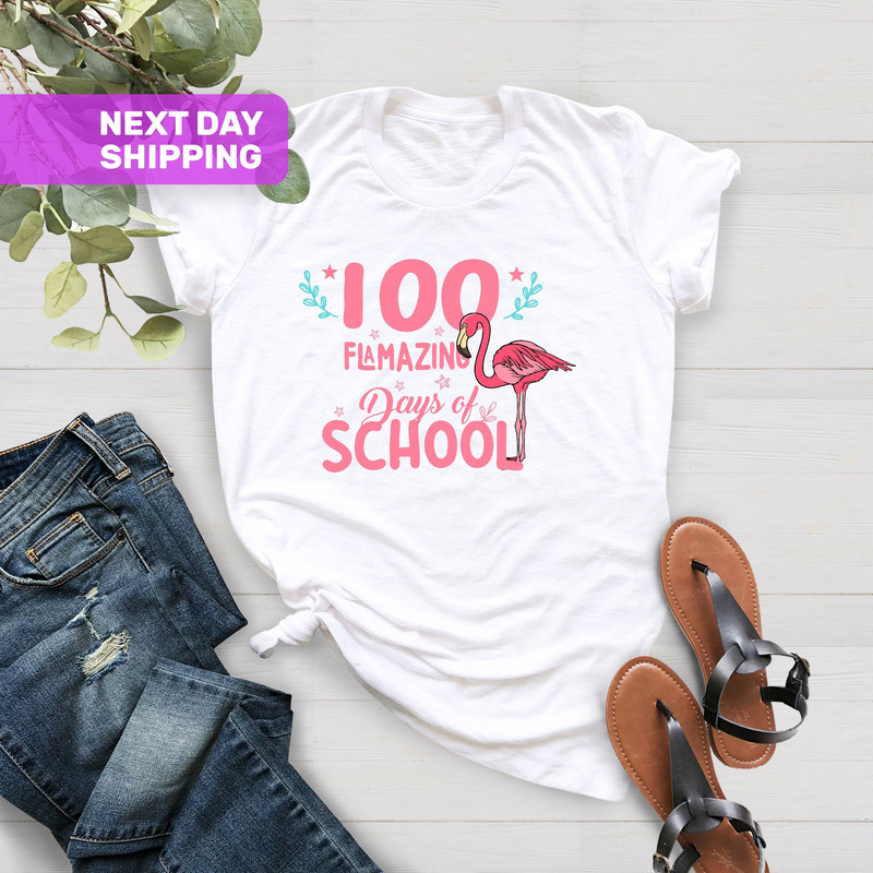 100 Days of School Shirt, 100 Day Shirt, 100th Day Of School Celebration, Student Shirt, Back to School Shirt, Gift For Teacher - 1.jpg