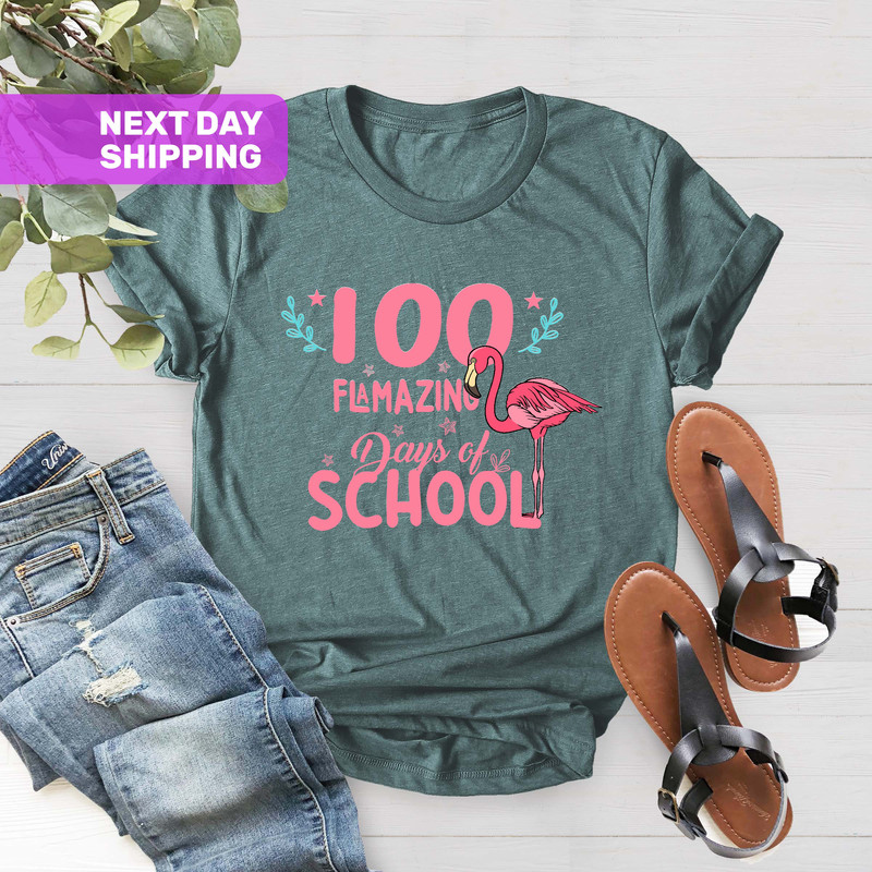 100 Days of School Shirt, 100 Day Shirt, 100th Day Of School Celebration, Student Shirt, Back to School Shirt, Gift For Teacher - 4.jpg
