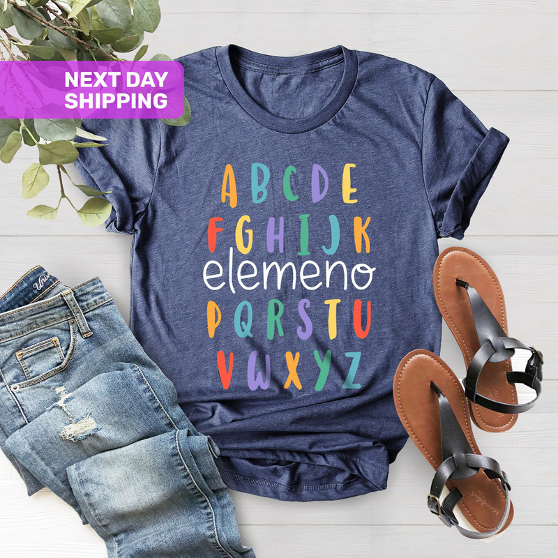 ABC Shirt, ABC Elemeno Shirt, Teacher Shirt, Preschool Teacher Shirt, Elemeno Shirt, Kindergarten Teacher Shirt, Alphabet Shirt, Kids Shirt - 1.jpg