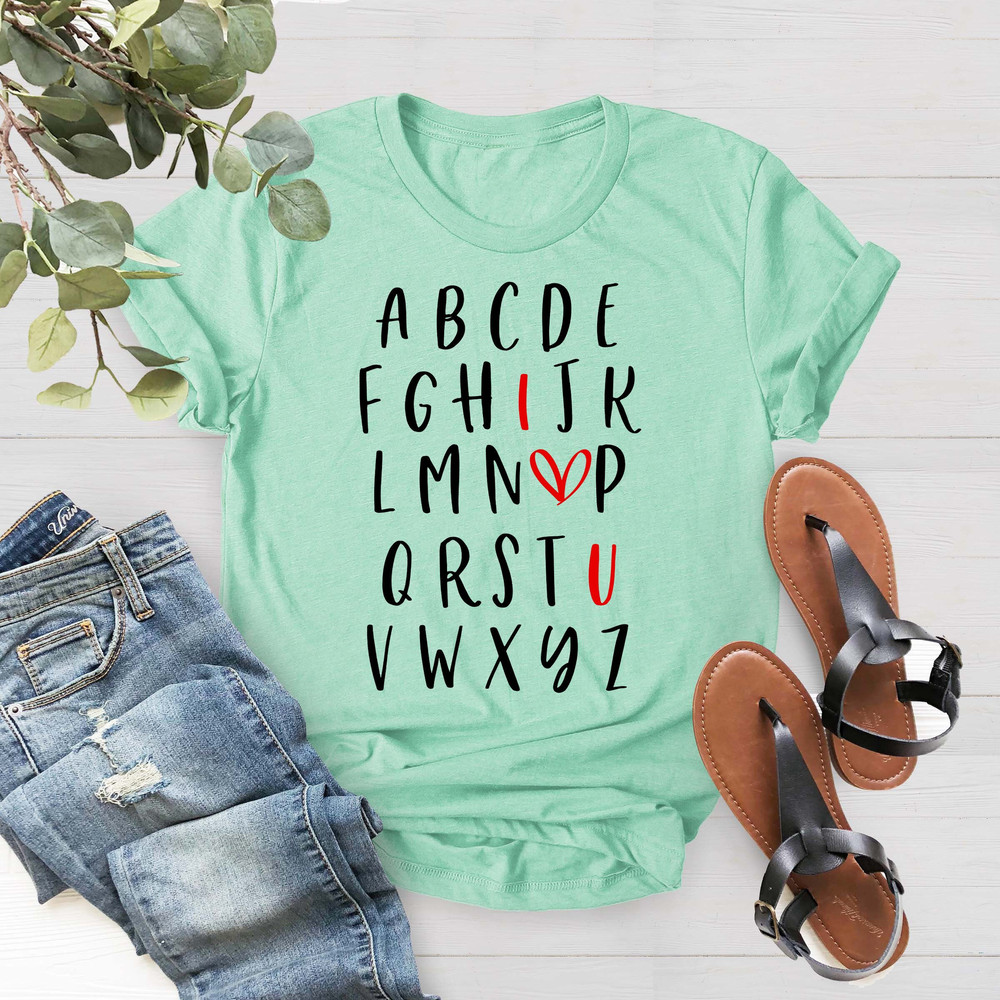 ABC I Love You Shirt, Alphabet Love Valentines Day Shirt, Valentines Days Gift for Teacher, I Love You Shirt, Valentine Mom Tee,Gift For Her - 4.jpg