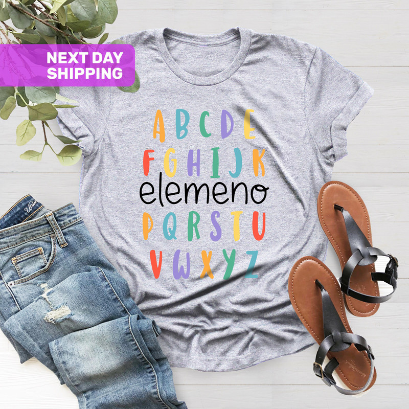 ABC Shirt, ABC Elemeno Shirt, Teacher Shirt, Preschool Teacher Shirt, Elemeno Shirt, Kindergarten Teacher Shirt, Alphabet Shirt, Kids Shirt - 4.jpg