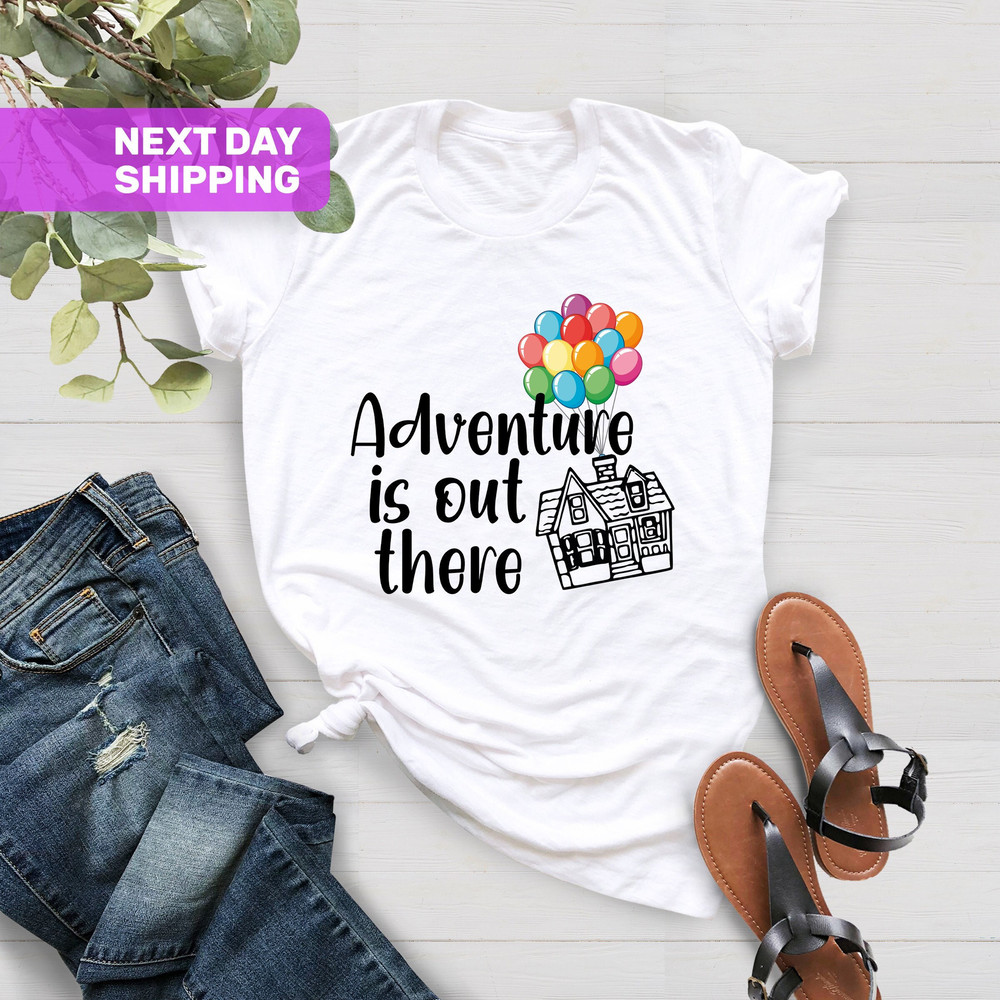 Adventure Is Out There Trip Shirt,Adventure Shirt,Family Vacation Shirt,Adventure Balloon Shirt,Holiday Shirt, Travel Shirts,Family Trip Tee - 1.jpg
