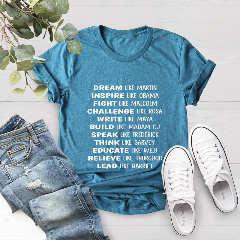 African American Activists Shirt, Black Pride Shirt, Black History T-Shirt, Rosa Parks Shirt, Martin Luther King Jr Tee, BLM T-Shirt - 4.jpg