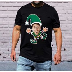 custom face elf shirts, custom face christmas shirt, personalized christmas shirt, christmas family party shirt, funny c