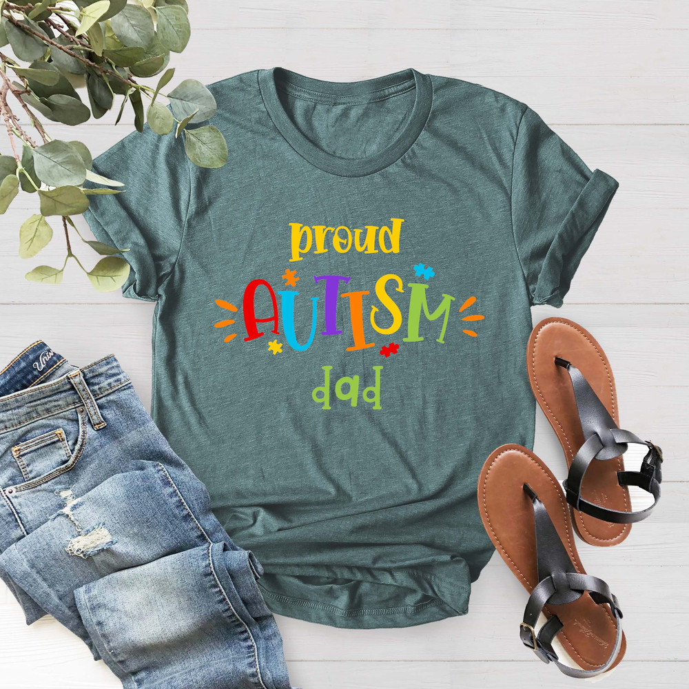 Autism Awareness Family Matching T-Shirt, Proud Mom Shirt, Autistic Pride Shirt, Love Autism Shirt, Family Autism Shirt, Autism Dad Mom Tees - 3.jpg
