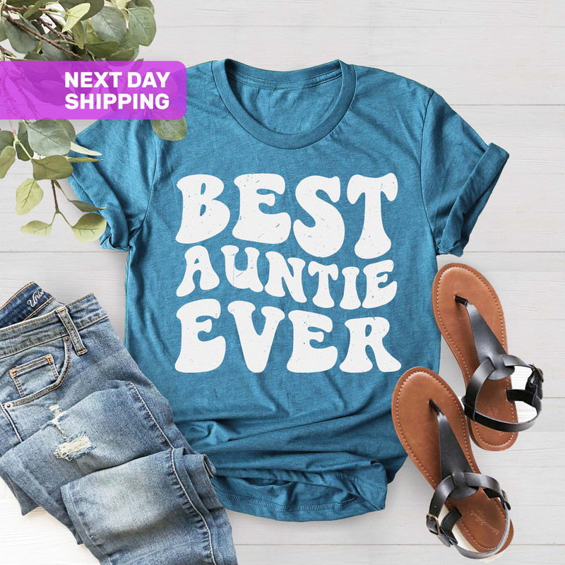 Auntie Shirt, Auntie Best Auntie Ever Womens T Shirt, I love My Auntie, Gift For Auntie, I Love My Aunt, Gift for Aunt, Funny Shirt - 3.jpg