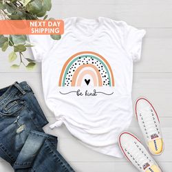 be kind rainbow shirt, be kind shirt, be kind tee, kindness