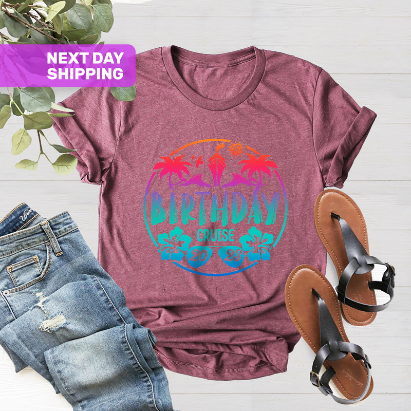Birthday Cruise 2023 Shirt, Cruise Vacation Shirt, Matching Family Outfits, Family Cruise Shirt, Funny Cruising Shirt, Cruise Crew Shirt - 3.jpg