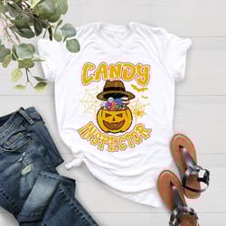 candy inspector shirt, halloween shirt, cute halloween t-shi