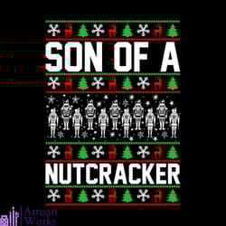 son of a nutcracker svg, christmas svg, nutcracker svg, reindeer svg