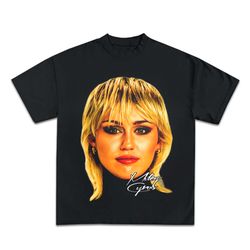 miley cyrus shirt vintage 90s miley cyrus tshirt graphic tee miley cyrus sweatshirt bootleg music shirt unisex face tee