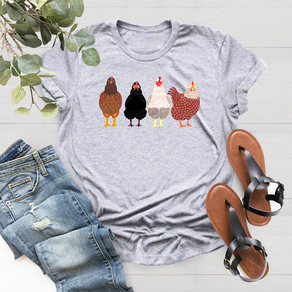 Chicken Shirt, Chicken Mom Shirt, Mothers Day Chicken Shirt, Chicken Lover Shirt, Gift Shirt for Farmer Mom, Country Woman Shirt, Farmer Tee - 2.jpg