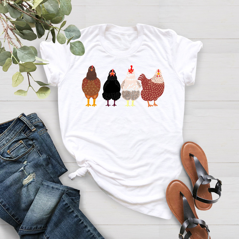 Chicken Shirt, Chicken Mom Shirt, Mothers Day Chicken Shirt, Chicken Lover Shirt, Gift Shirt for Farmer Mom, Country Woman Shirt, Farmer Tee - 3.jpg