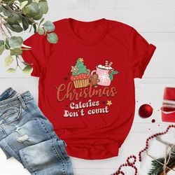 christmas calories dont count shirt, christmas cookies shirt