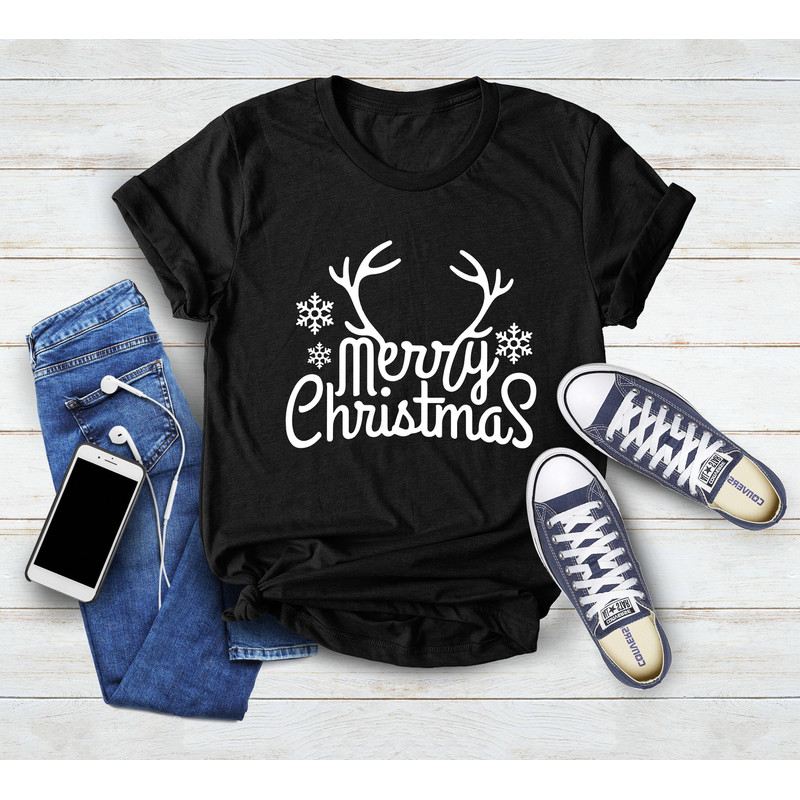 Christmas Deer Shirt, Merry Christmas Shirt, Christmas T-Shirt, Shirts For Women Christmas Shirt, Christmas Tee, Cute Christmas Tees - 3.jpg