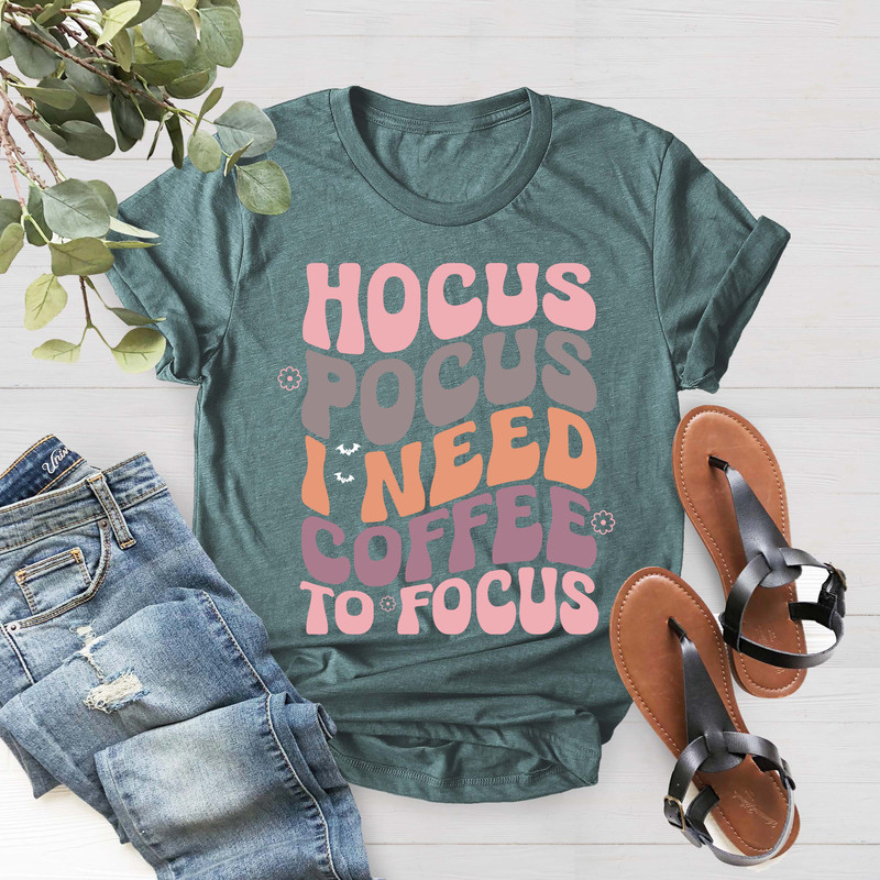 Coffee Shirt, Halloween Shirt, Cute Halloween Shirt, Hocus Pocus Shirt, Witch Shirts, Halloween Party, Fall Latte Shirt, Coffee Lover Shirt - 4.jpg