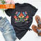 Colorful Flower T-Shirt for Women, Floral Mexican Otomi Style, Vintage Flower Shirt, Mexican Shirt, Mexican Shirt Women, Gift For Mom - 1.jpg