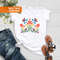 Colorful Flower T-Shirt for Women, Floral Mexican Otomi Style, Vintage Flower Shirt, Mexican Shirt, Mexican Shirt Women, Gift For Mom - 3.jpg