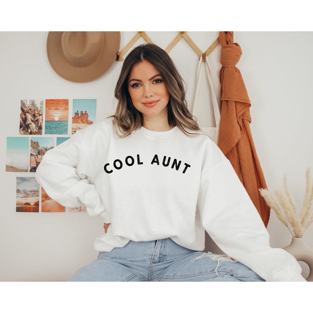 Cool Aunt Sweatshirt, Auntie Tshirt, Minimalist Auntie Hoodie, Aunt Gift, Cool Aunt Shirt, Cute Mother's Day Aunt Tshirt, New Aunt Tee - 1.jpg