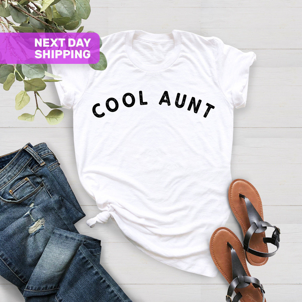 Cool Aunt Sweatshirt, Auntie Tshirt, Minimalist Auntie Hoodie, Aunt Gift, Cool Aunt Shirt, Cute Mother's Day Aunt Tshirt, New Aunt Tee - 2.jpg
