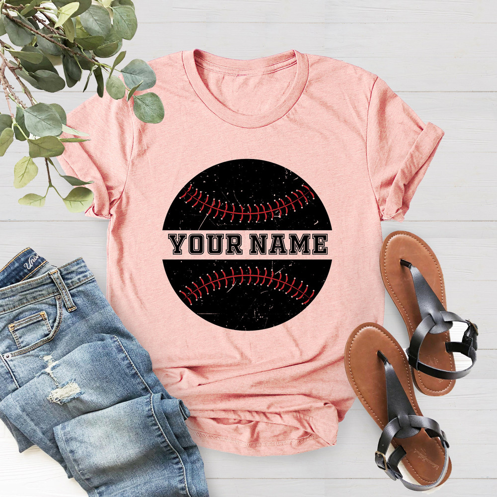 Custom Baseball T-Shirt, Custom Baseball T-Shirt, Team Name Baseball T-Shirt, Custom Shirts For Baseball Player, Baseball Mom T-Shirt - 3.jpg