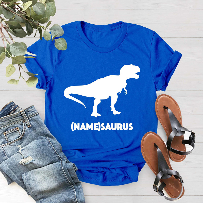 Custom Dinosaurus Shirt, Cute Saurus Shirt, Custom Birthday Gift, Saurus Shirt, Custom Name Shirt, Funny Dad Tee, Custom Saurus Shirt - 5.jpg
