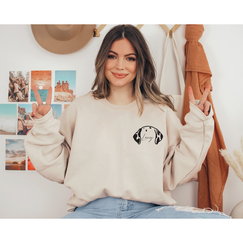 Custom Dog Ears Sweatshirt, Dog Mom Sweatshirt, New Dog Owner Sweatshirt, Pet Lover, Xmas Gift, Dog Lover Sweatshirt, Dog People Sweatshirt - 1.jpg