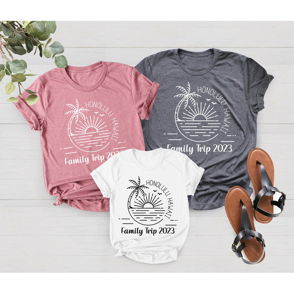 Custom Family Vacation T-Shirts, Boy Girl Toddler Kid Tees, Summer Camp Group Shirts, Family Beach Matching T-shirt, Men Kids Women T-shirt - 1.jpg