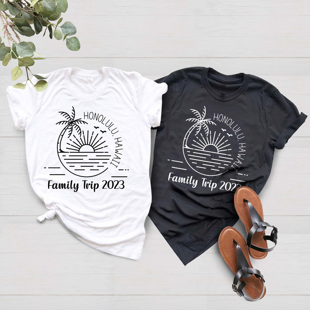 Custom Family Vacation T-Shirts, Boy Girl Toddler Kid Tees, Summer Camp Group Shirts, Family Beach Matching T-shirt, Men Kids Women T-shirt - 2.jpg