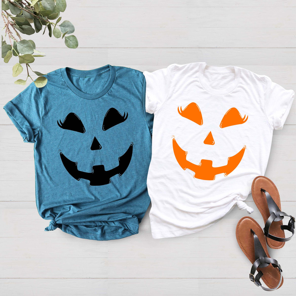 Custom Halloween, Halloween shirt, Womens Halloween Shirt, Pumpkin, Tee Shirt, Womens, Women's, Shirt, Jack o Lantern, Halloween T-shirt - 3.jpg