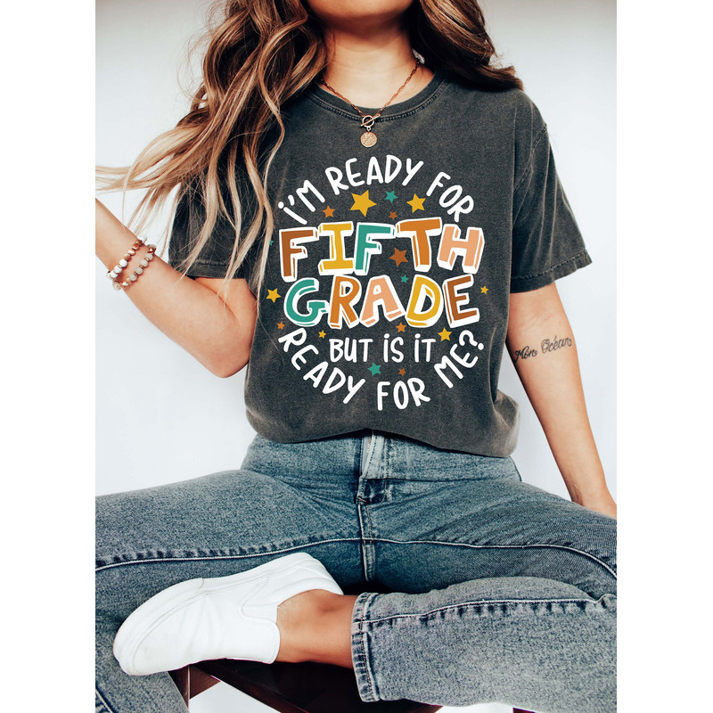 Custom Kindergarten Shirt, First Day Of School Shirt, Back To School Shirts, 1st To 5th Grade Shirt, Friends Inspired Tee - 1.jpg