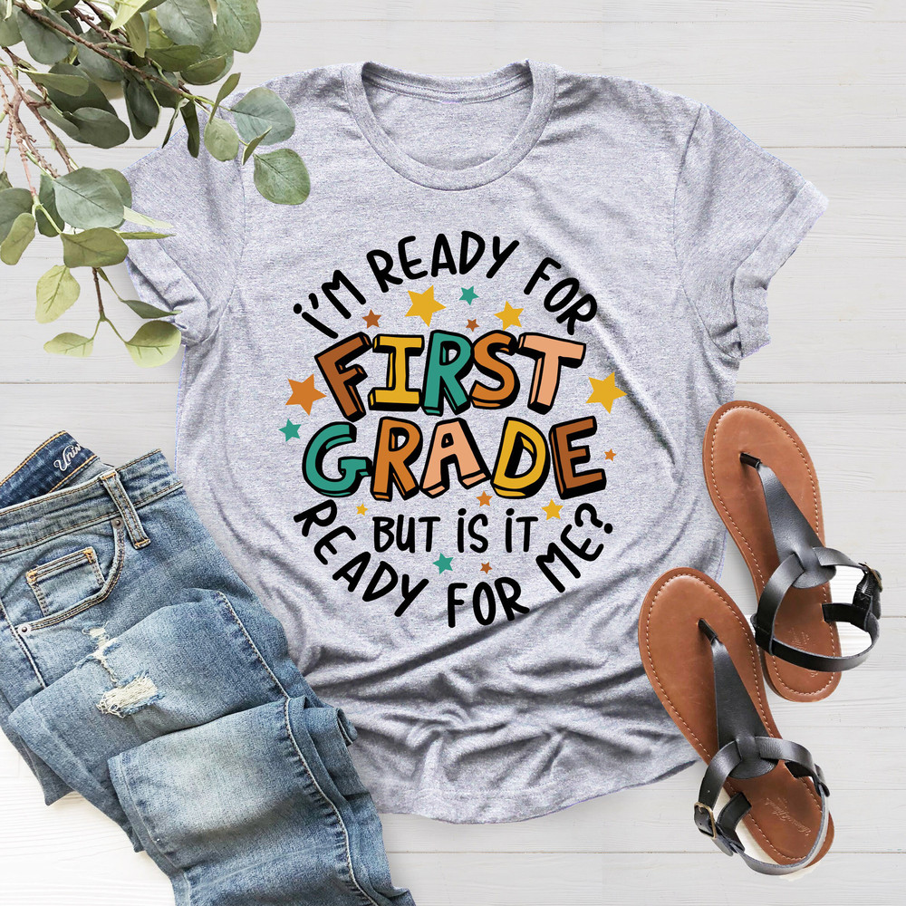 Custom Kindergarten Shirt, First Day Of School Shirt, Back To School Shirts, 1st To 5th Grade Shirt, Friends Inspired Tee - 2.jpg