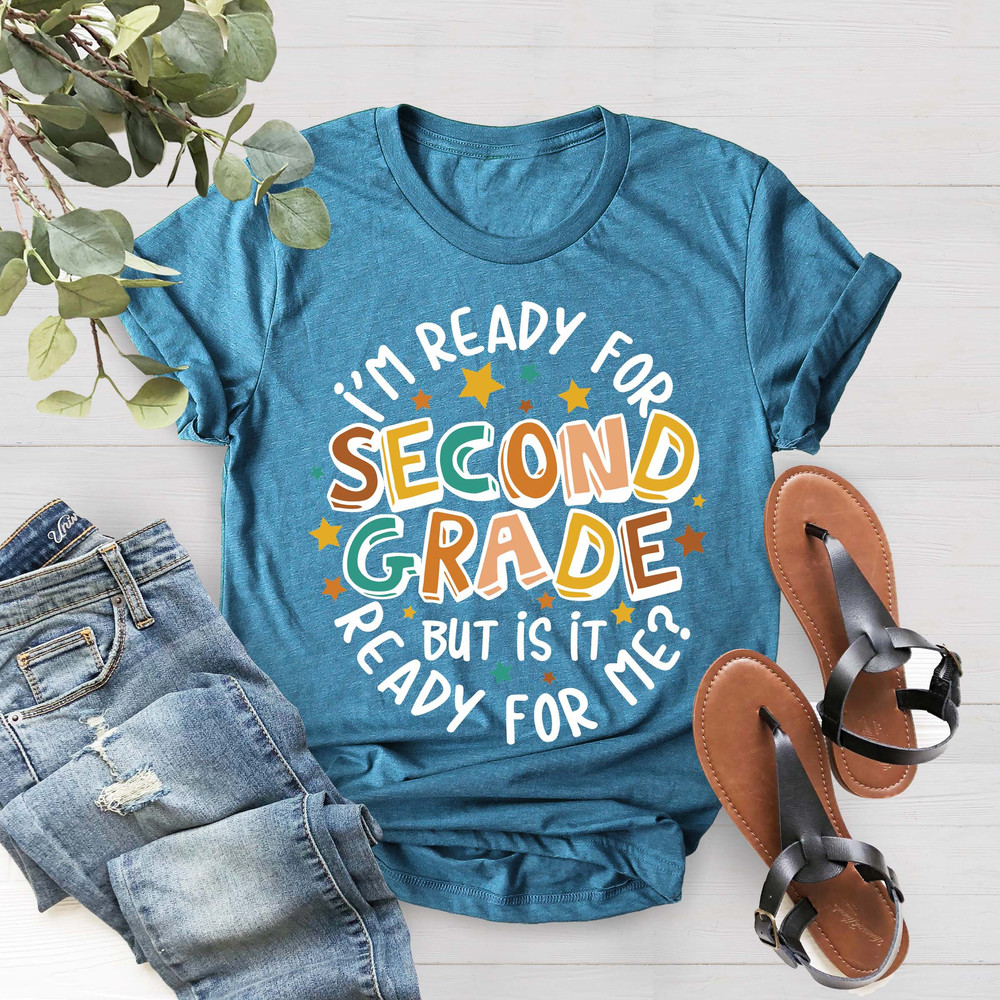 Custom Kindergarten Shirt, First Day Of School Shirt, Back To School Shirts, 1st To 5th Grade Shirt, Friends Inspired Tee - 3.jpg