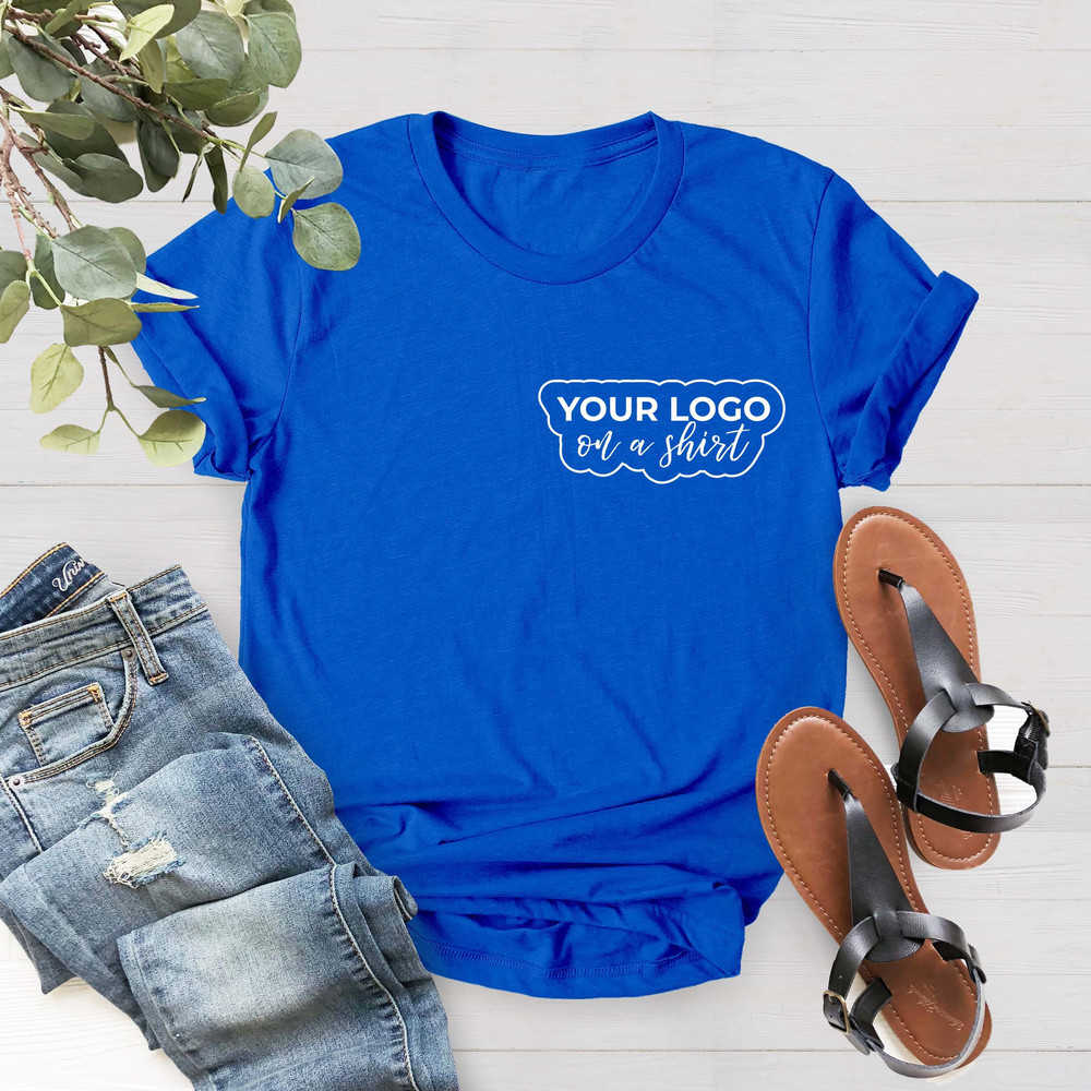 Custom Logo on a Shirt, Team Logo T-Shirt, Your Business Logo or Brand Logo T Shirt, Personalized Tshirt, Your Logo Text on a Graphic Tee - 4.jpg