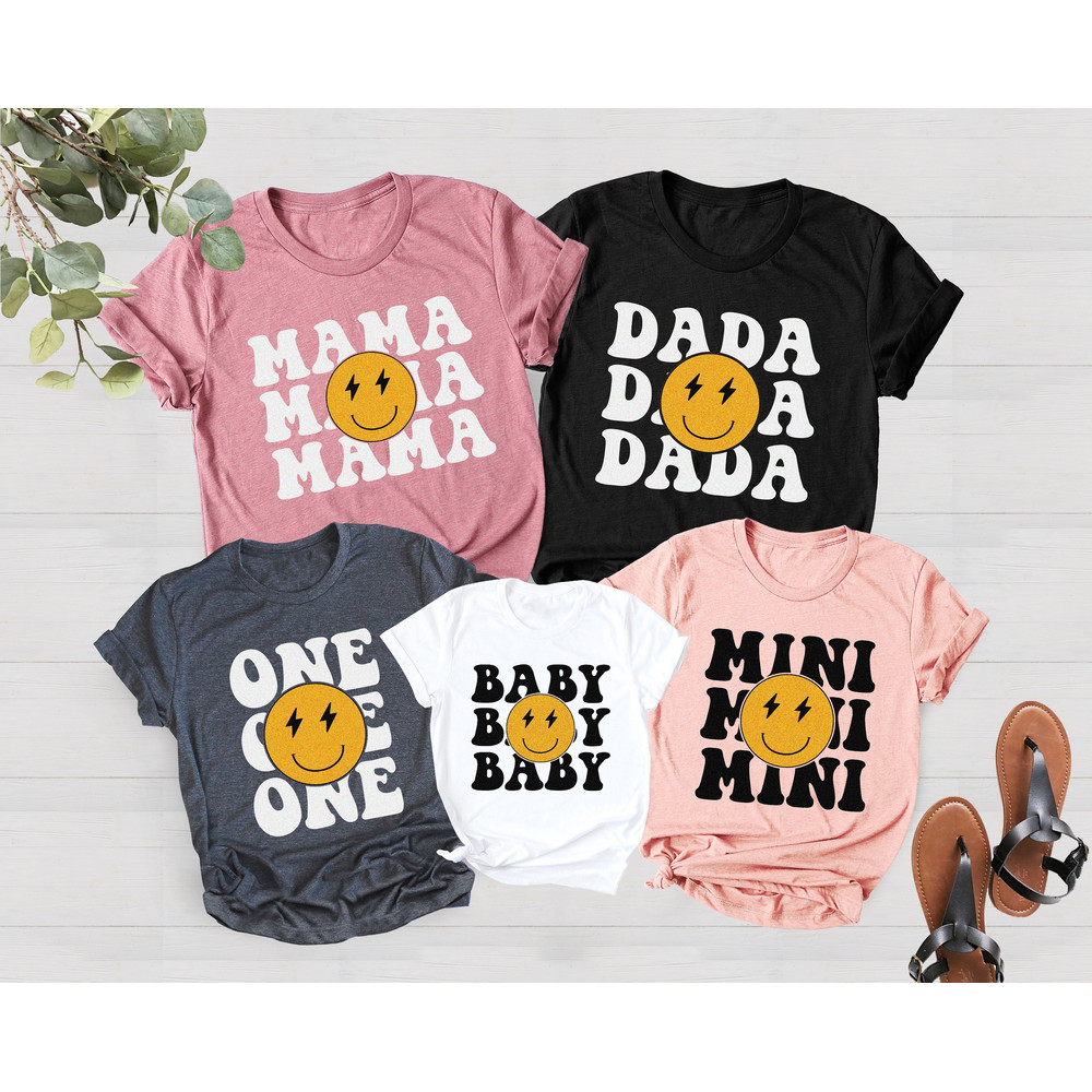 Custom Matching Family One Birthday Shirt, Smiley Bolt Eyes Birthday Shirts, One Happy Buddy Birthday Theme, Birthday Girl, Birthday Boy - 1.jpg
