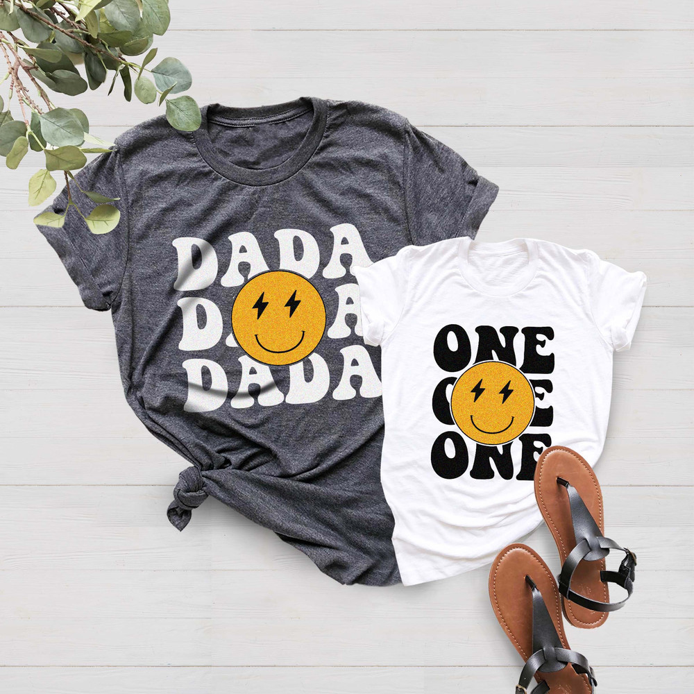 Custom Matching Family One Birthday Shirt, Smiley Bolt Eyes Birthday Shirts, One Happy Buddy Birthday Theme, Birthday Girl, Birthday Boy - 3.jpg