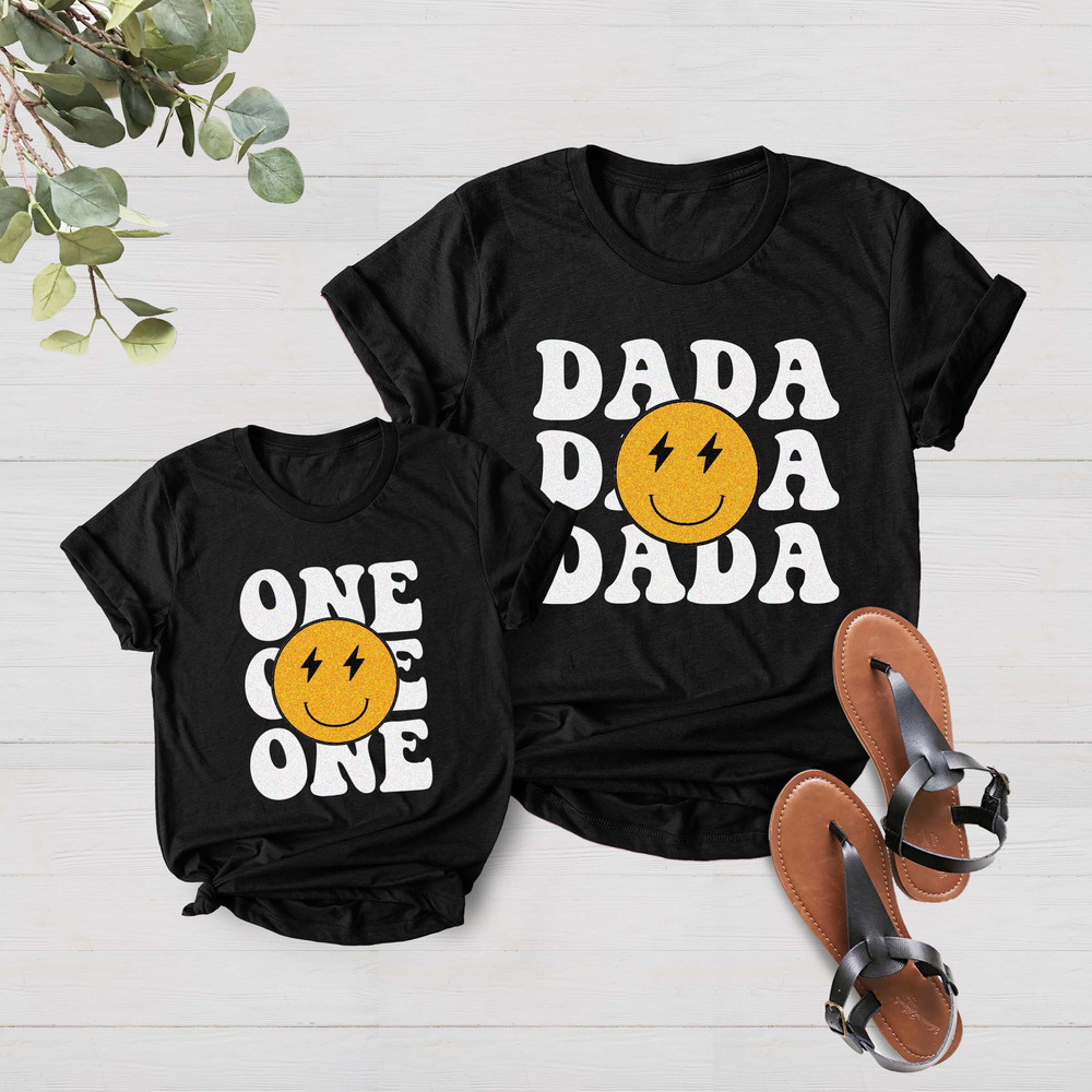 Custom Matching Family One Birthday Shirt, Smiley Bolt Eyes Birthday Shirts, One Happy Buddy Birthday Theme, Birthday Girl, Birthday Boy - 4.jpg