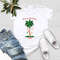 CUSTOM Merry Christmas 2023, Christmas On The Beach, Tropical Christmas Shirt, Christmas Palm Tree, Family Christmas Tee,Xmas Matching Shirt - 1.jpg