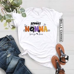 custom spooky grammy shirt, personalized wildflowers mimi an