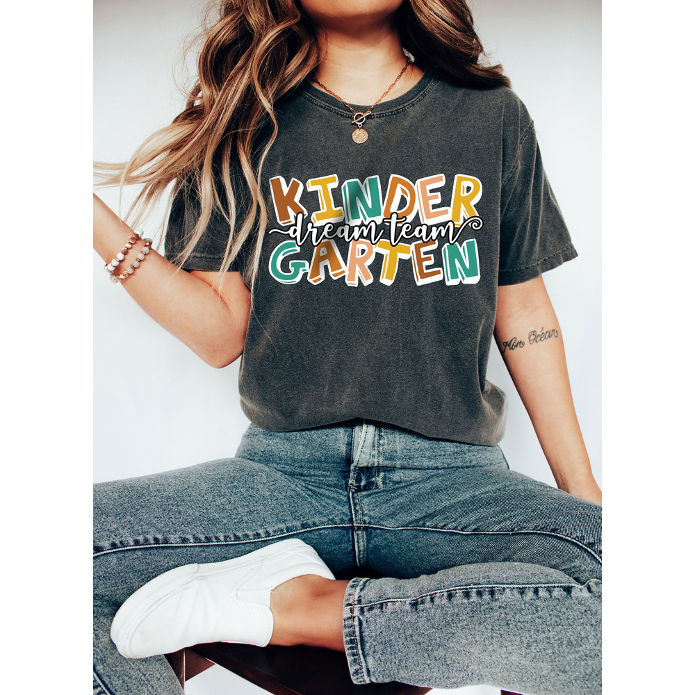 Custom Teacher Dream Team T-Shirt, Dream Team Shirts, Customized Elementary Shirts, Dream Team Squad, Personalized Teacher Gift - 1.jpg