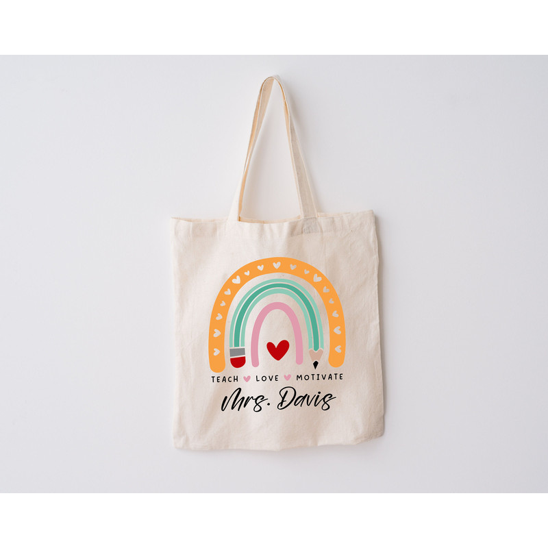 Custom Teacher, Gifted Teacher Gift, Personalized Teacher, Gift For Teacher, Present Nursery Teaching Assistant, Love Attract Teacher Gift - 6.jpg