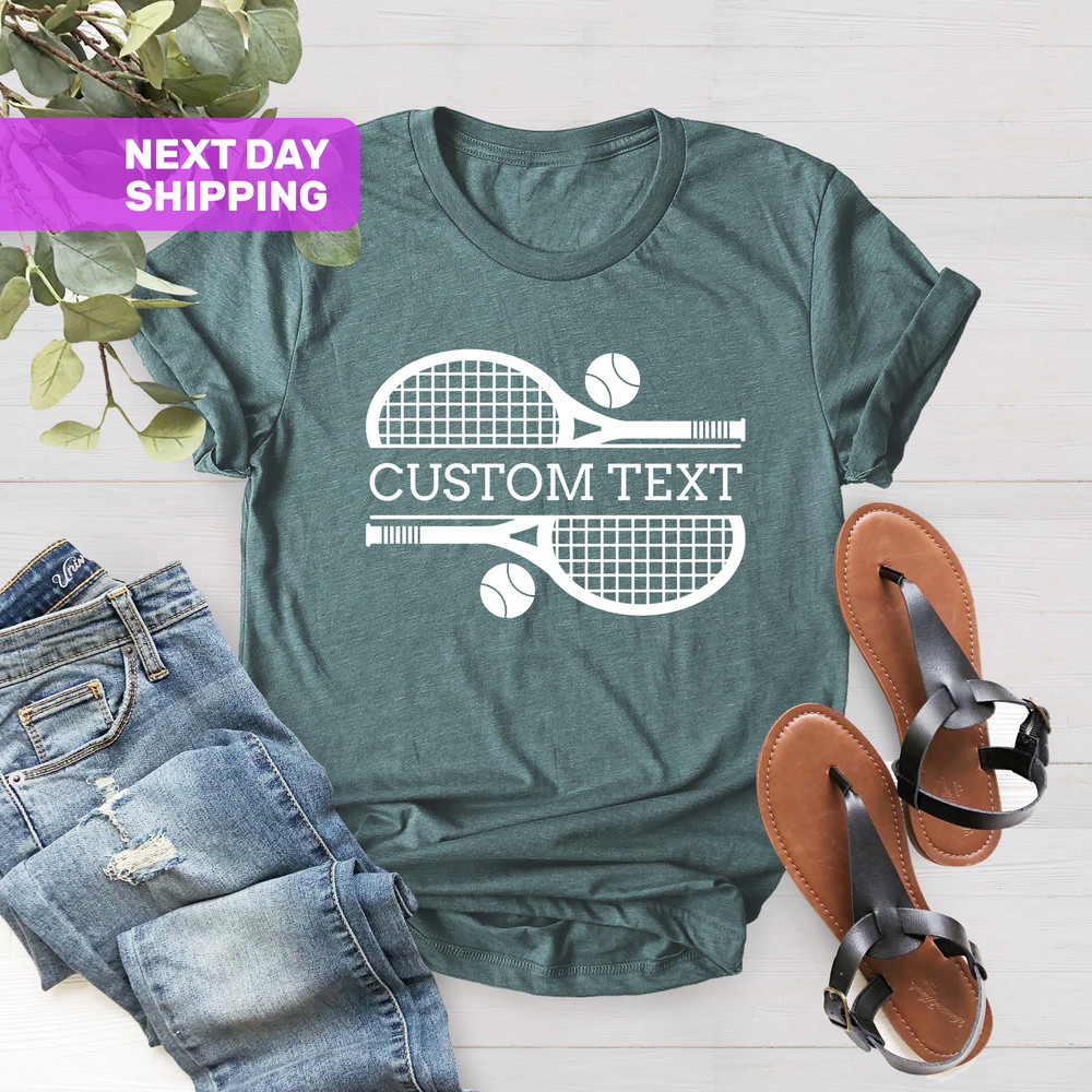 Custom Tennis Shirt, Game Day Shirt, Tennis Player Present, Tennis Gifts, Tennis Player Shirt, Funny Tennis Shirt, Unisex Tennis Team Shirt - 2.jpg