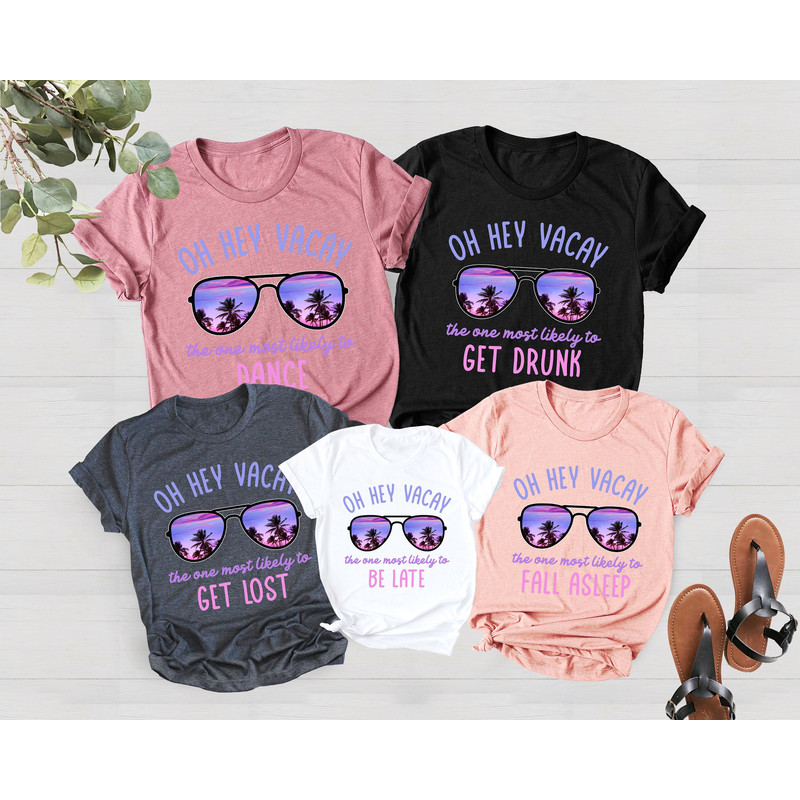 Custom Vacation Shirt, Summer Vacation T-shirts, Family Vacation 2023 Shirt, Family Travel Matching Shirt, Making Memories Together Tshirt - 1.jpg