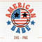 American Babe Svg and Png, 4th of July Svg, Retro Png, Smiling Face Png, USA Svg, American Babe Png, Sublimation Design Download - 1.jpg
