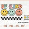 Be Kind SVG, Png Sublimation, Boho Png, Distressed, Boho Sublimation, Hippie Png, Retro Sublimations, Smile Svg, Smile Face Png, Happy Face - 1.jpg