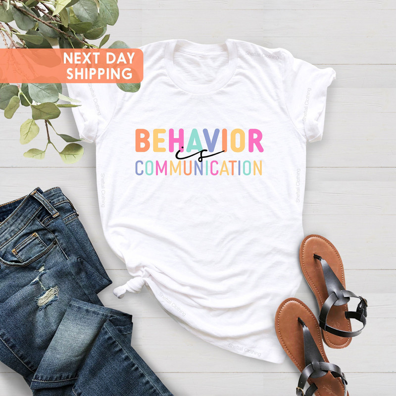 Cute Behavior Is Communication Shirt,Special Ed Teacher Shirt,Teacher Gift,Teacher Appreciation,Gift For Her,Special Education Teacher Shirt - 4.jpg