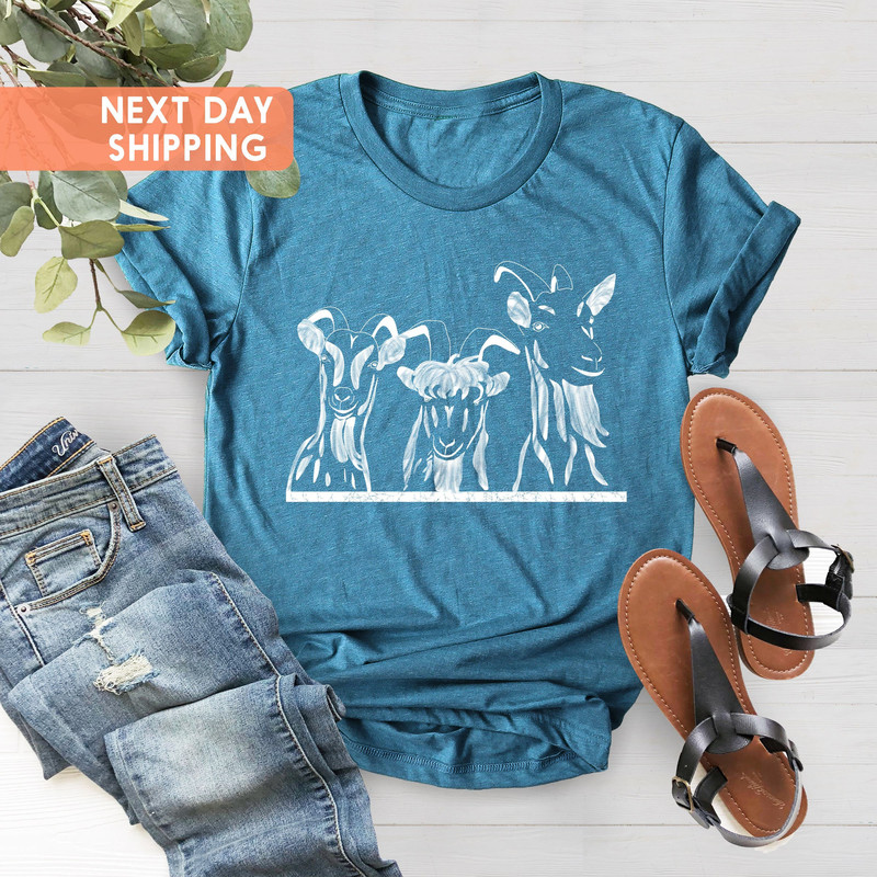 Cute Goats Shirts, Farm Animal Shirt, Goats Birthday Gift Shirt, Animal Lover Shirt, Farmer Women Shirt,Goats Lover Shirt, Farmer Gift Shirt - 4.jpg